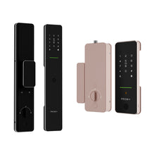 spectre-door-lock-onyx-black-sentry-privacy-gate-lock-copper-rose main
