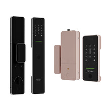 spectre-door-lock-onyx-black-sentry-ultra-gate-lock-copper-rose main